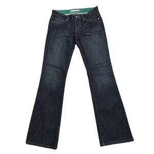 Joe's Jeans Dark Blue Indigo Flare Mid Rise Stylish Jeans Waist 27